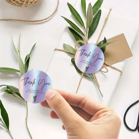 500 Thank You Stickers - Picture 2 of 3